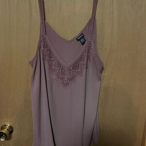 Torrid Dusty Rose Lace Camisole